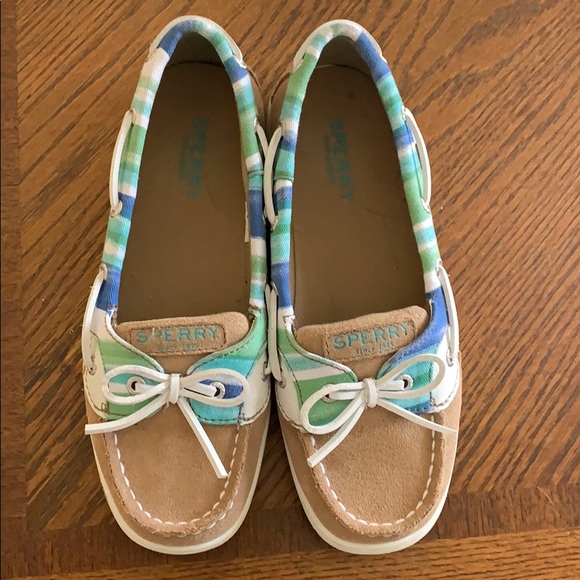EUC size 4M Sperry Angelfish boat shoes - Picture 1 of 5